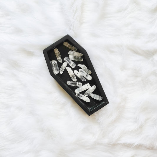 Clear Quartz Quartz Point Bead