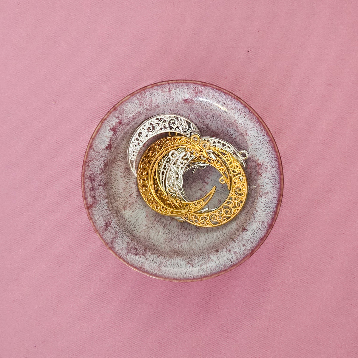 Large Moon Charm