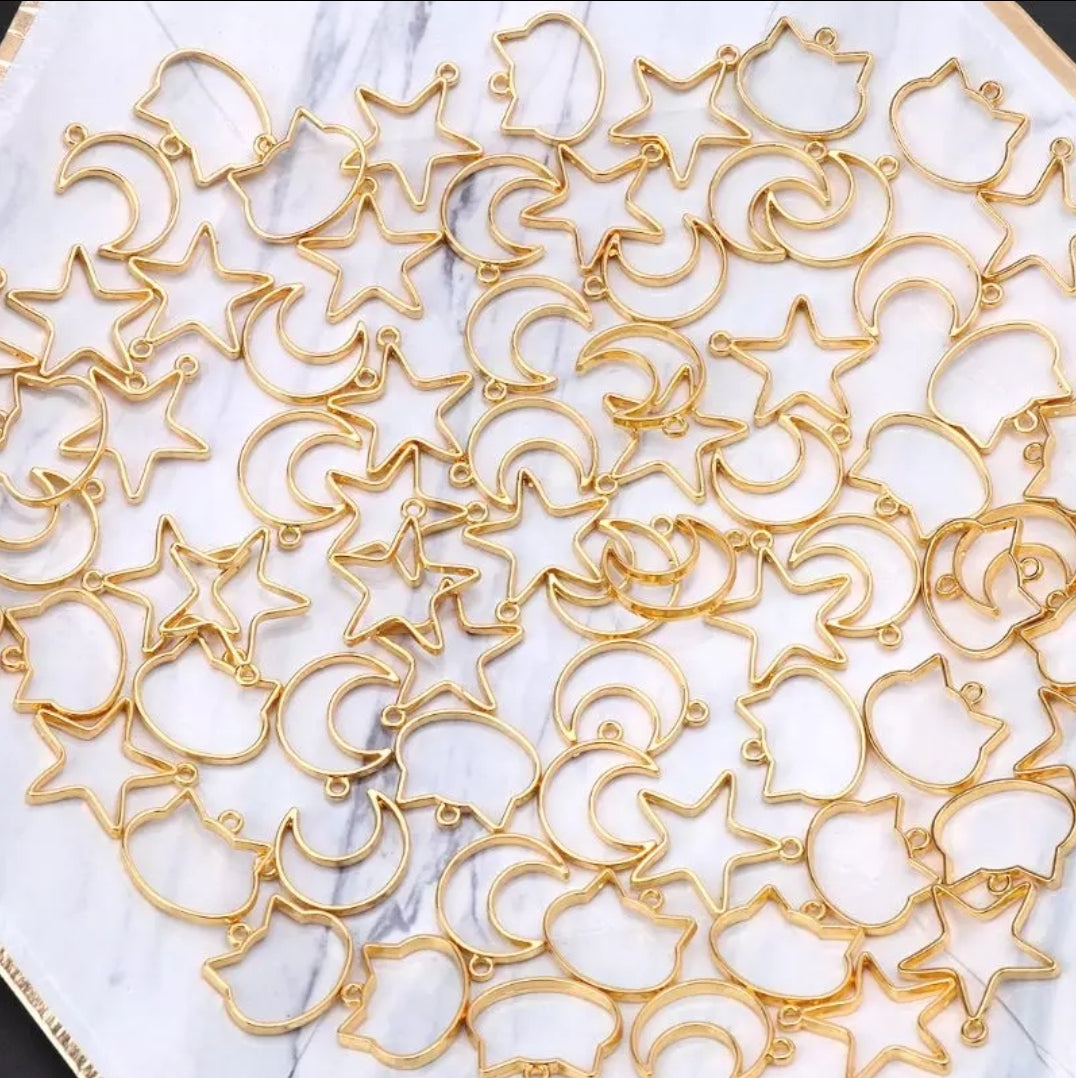 Gold Cat Pendant Setting