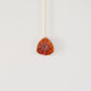 Sun & Moon Etched Orange Wall Hanging