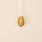 Crystal & Foliage Etched Orange Agate Wall Hanging